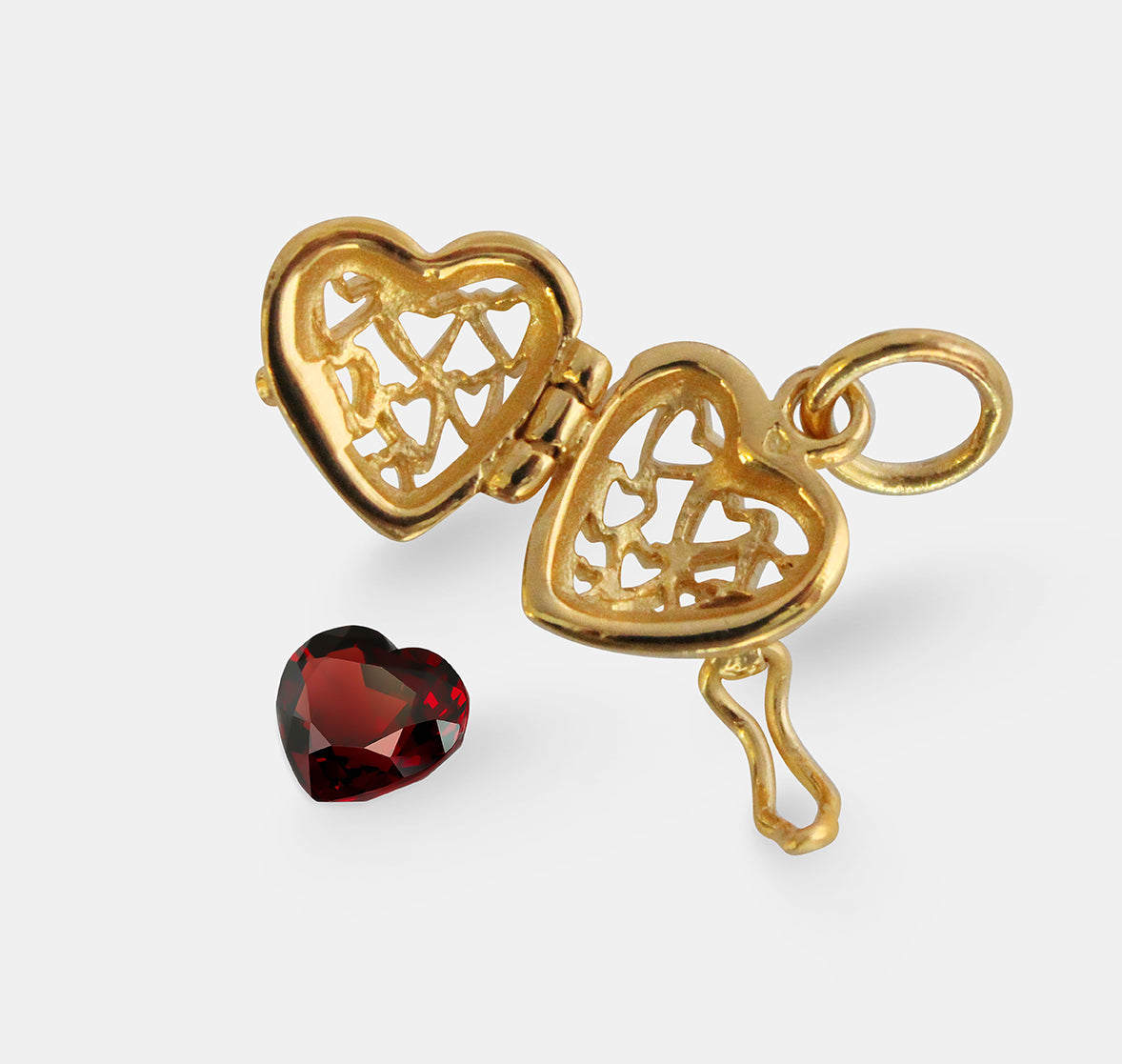 Heart Locket Charm