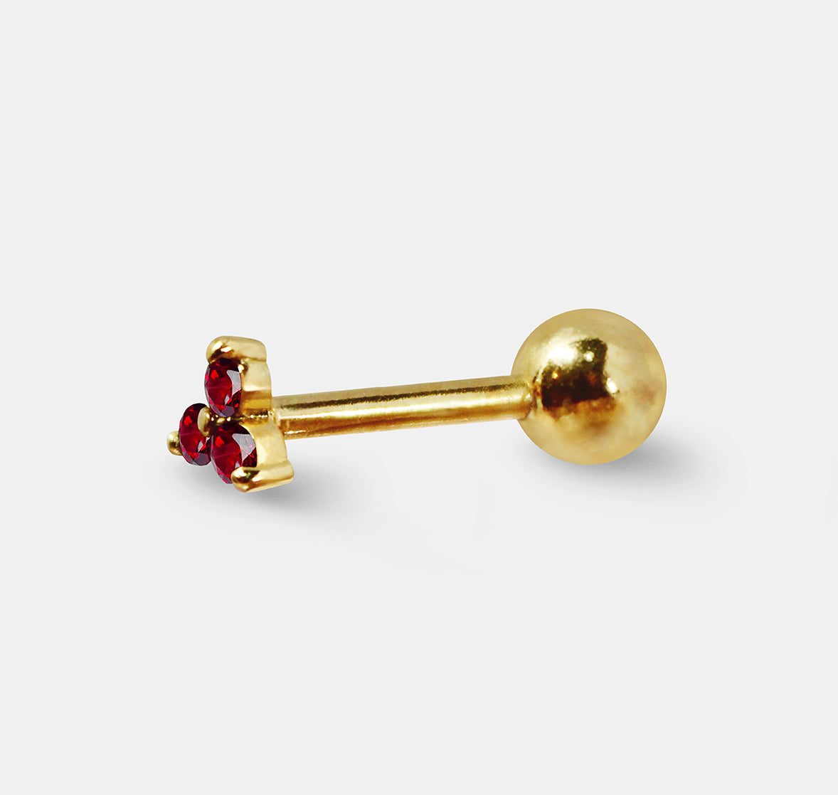 Tiny Gem Trio Cluster Single Stud