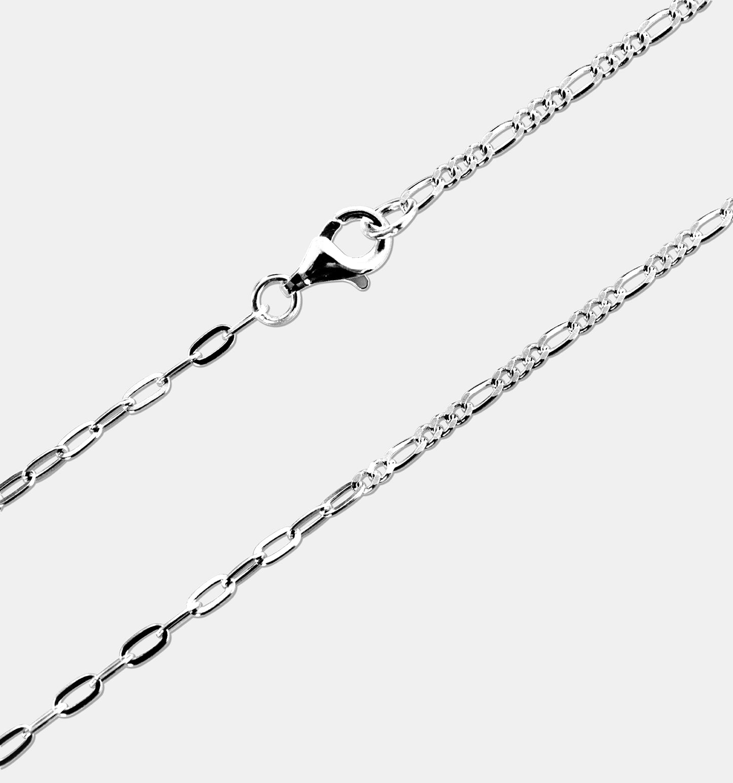 Mixed Chain Six Segment Necklace