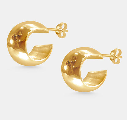 Dome Stud Earrings (Pair)