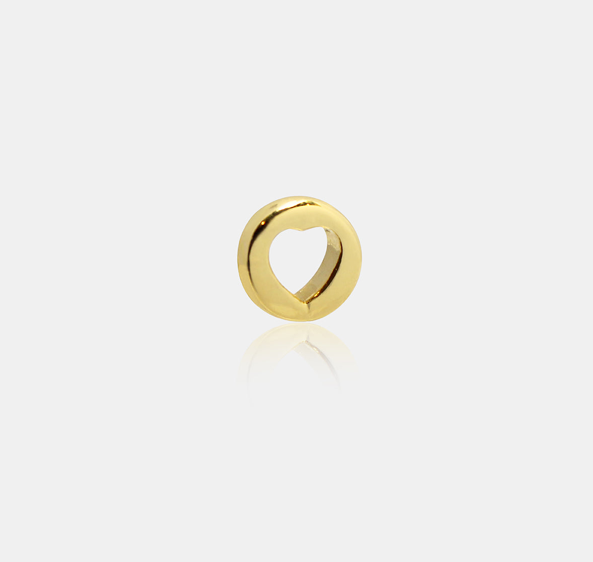 Small Heart Loop Charm