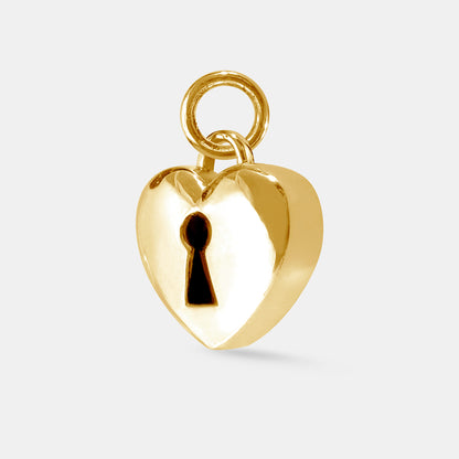 Heart Lock Charm