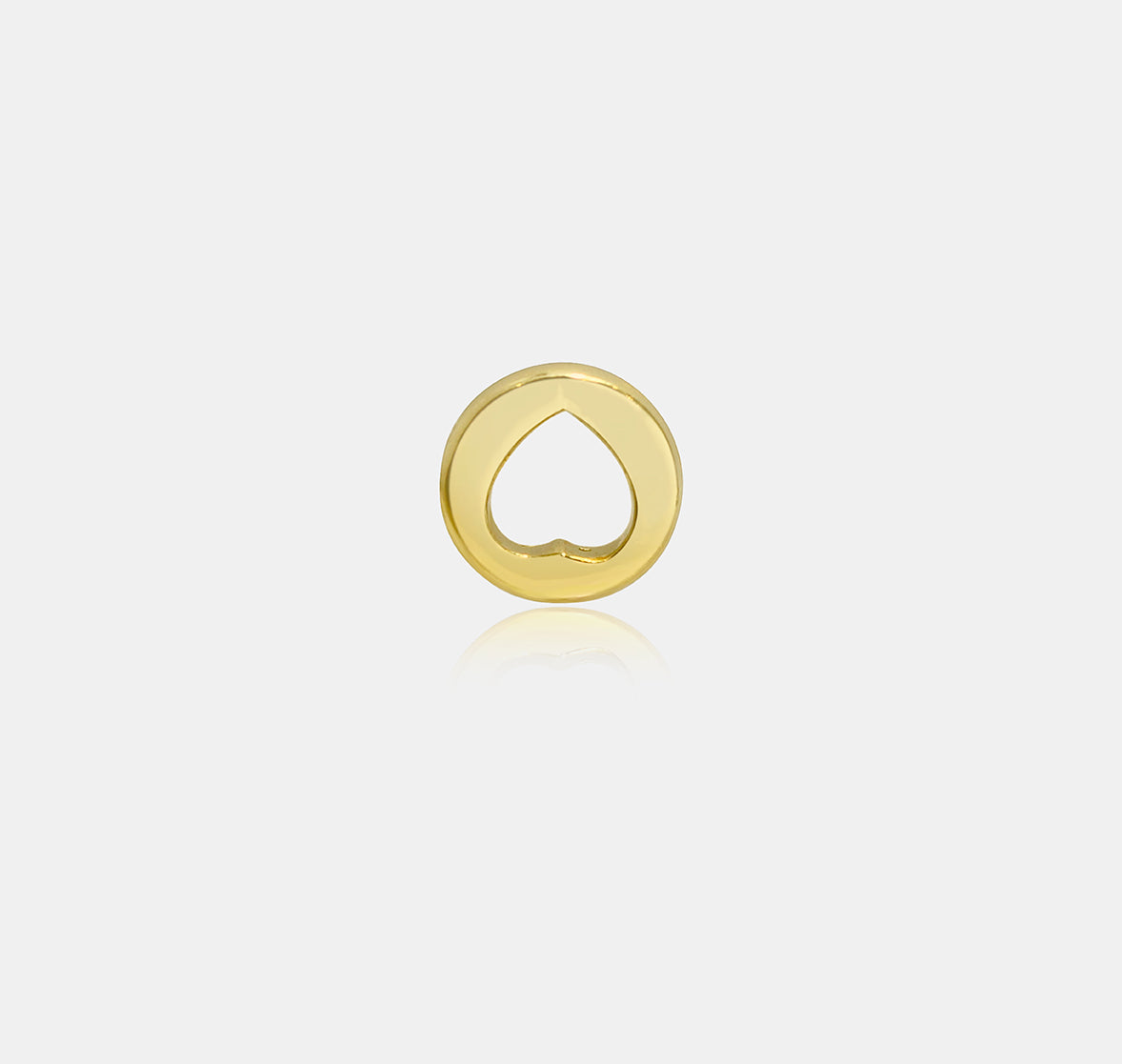 Small Heart Loop Charm