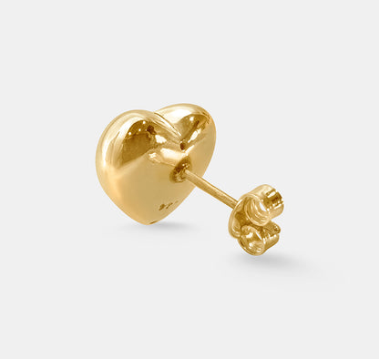Heart Stud Earrings (Pair)