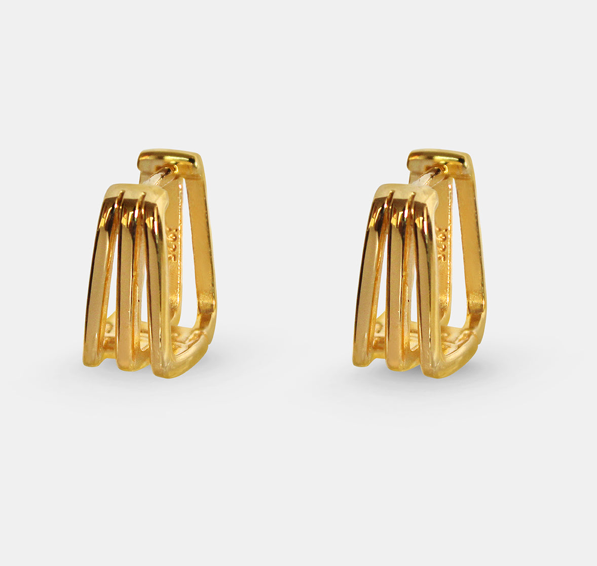 Square Hoop Earrings (Pair)
