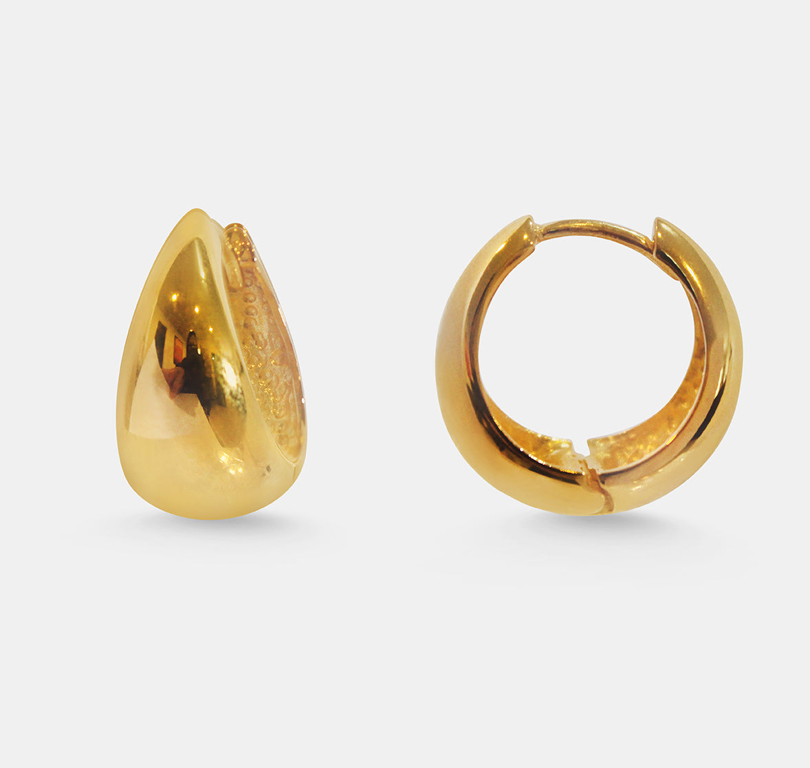 Extra Large Huggie Earrings