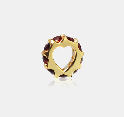 Small Heart Loop with Stones