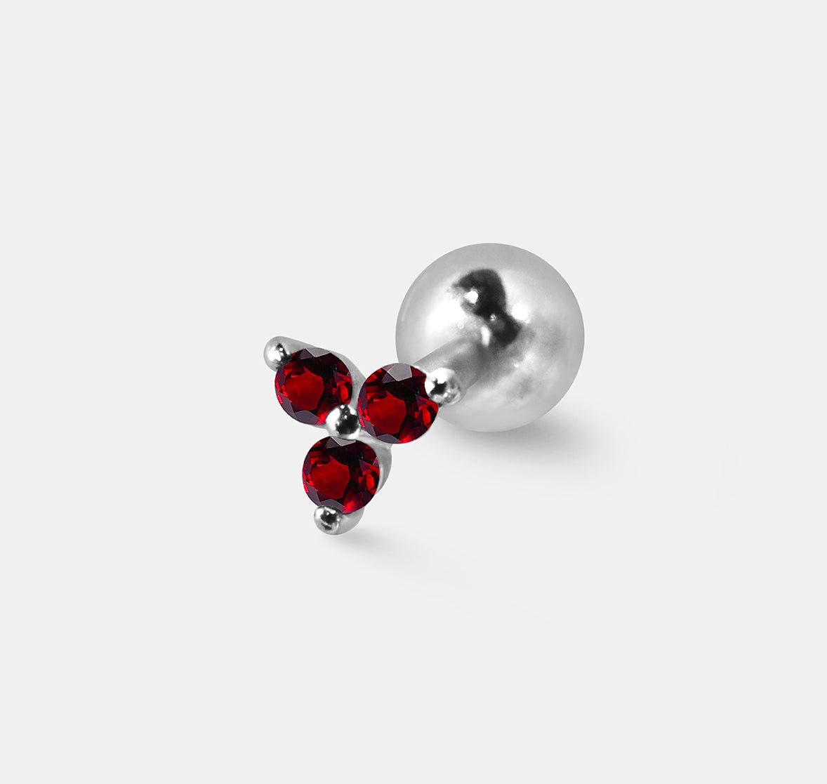 Tiny Gem Trio Cluster Single Stud