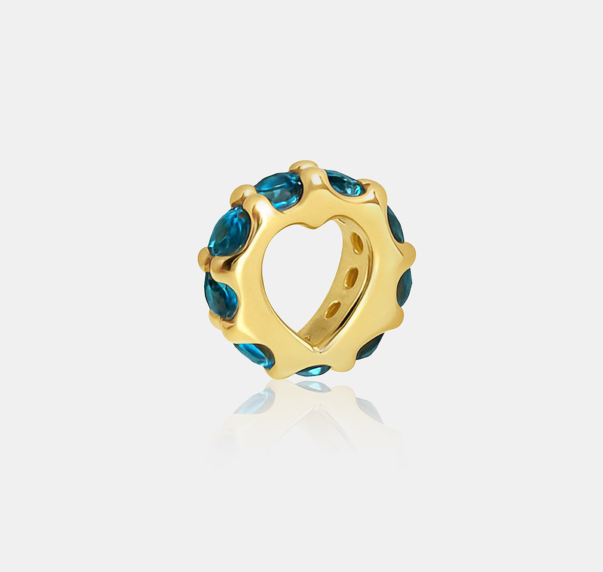 Small Heart Loop with Stones