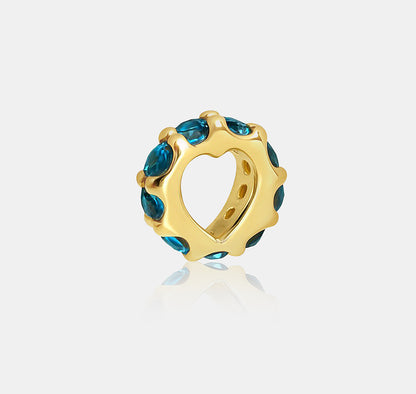 Small Heart Loop with Stones