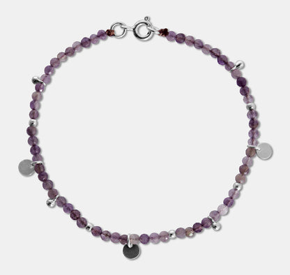 Beaded Bracelet with Drop Beads and Discs