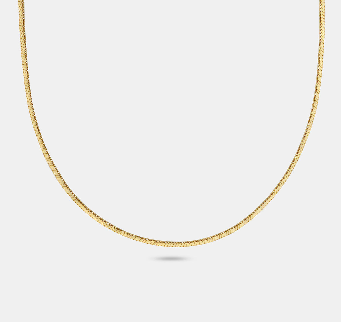 Square Snake Chain Necklace