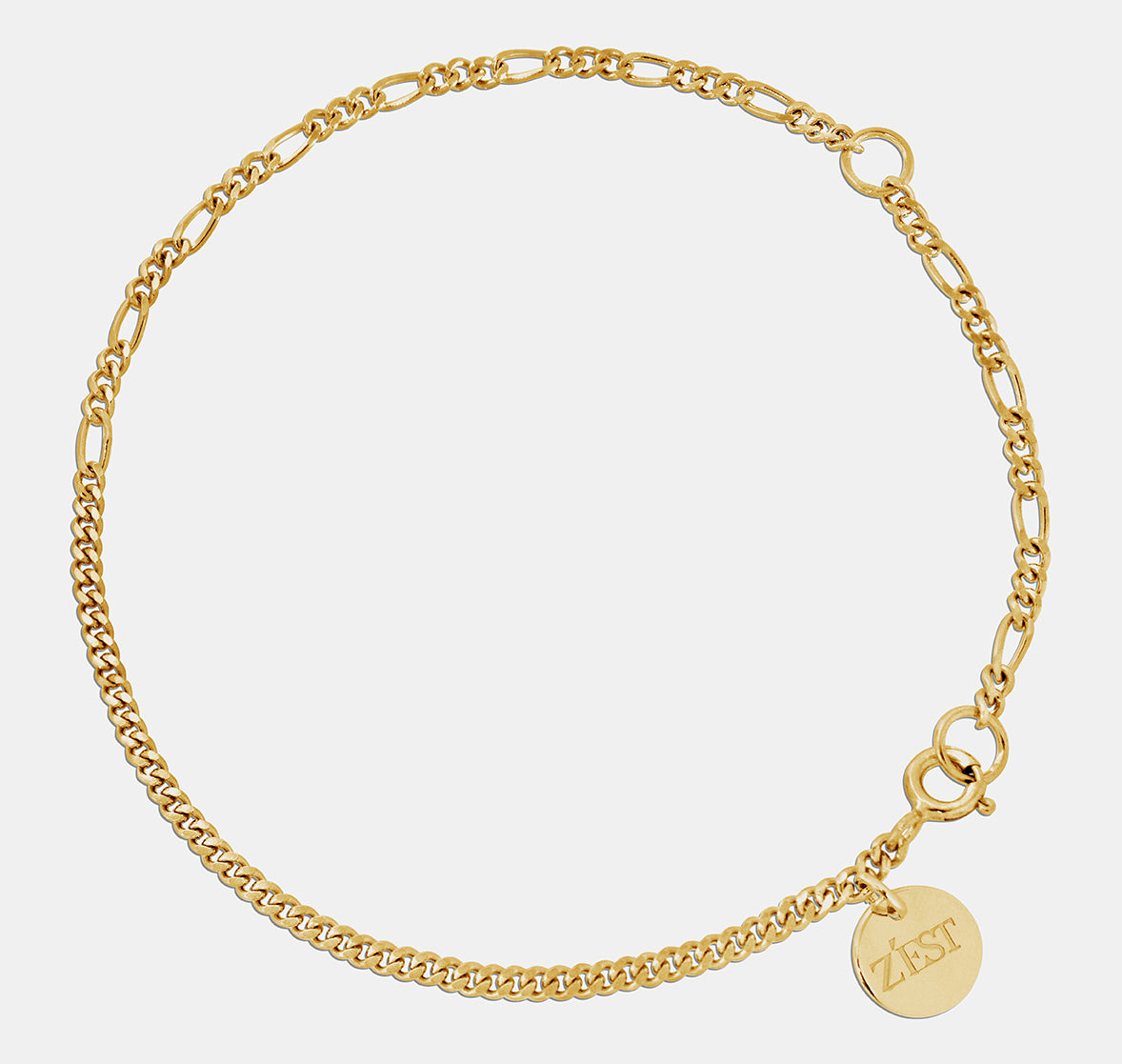 Mixed Chain Two Segment Bracelet