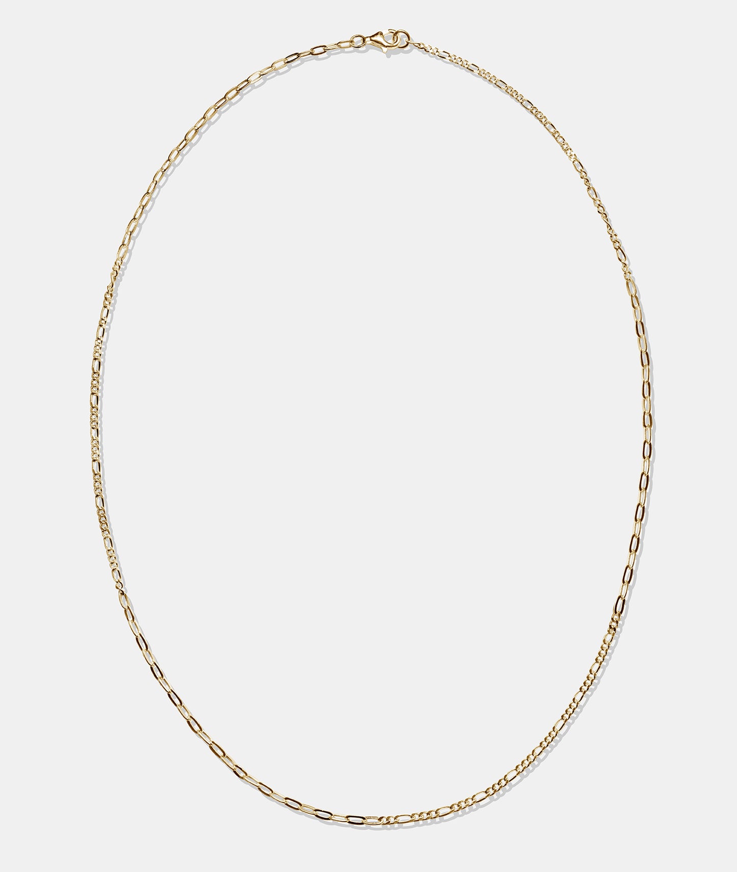 Mixed Chain Six Segment Necklace
