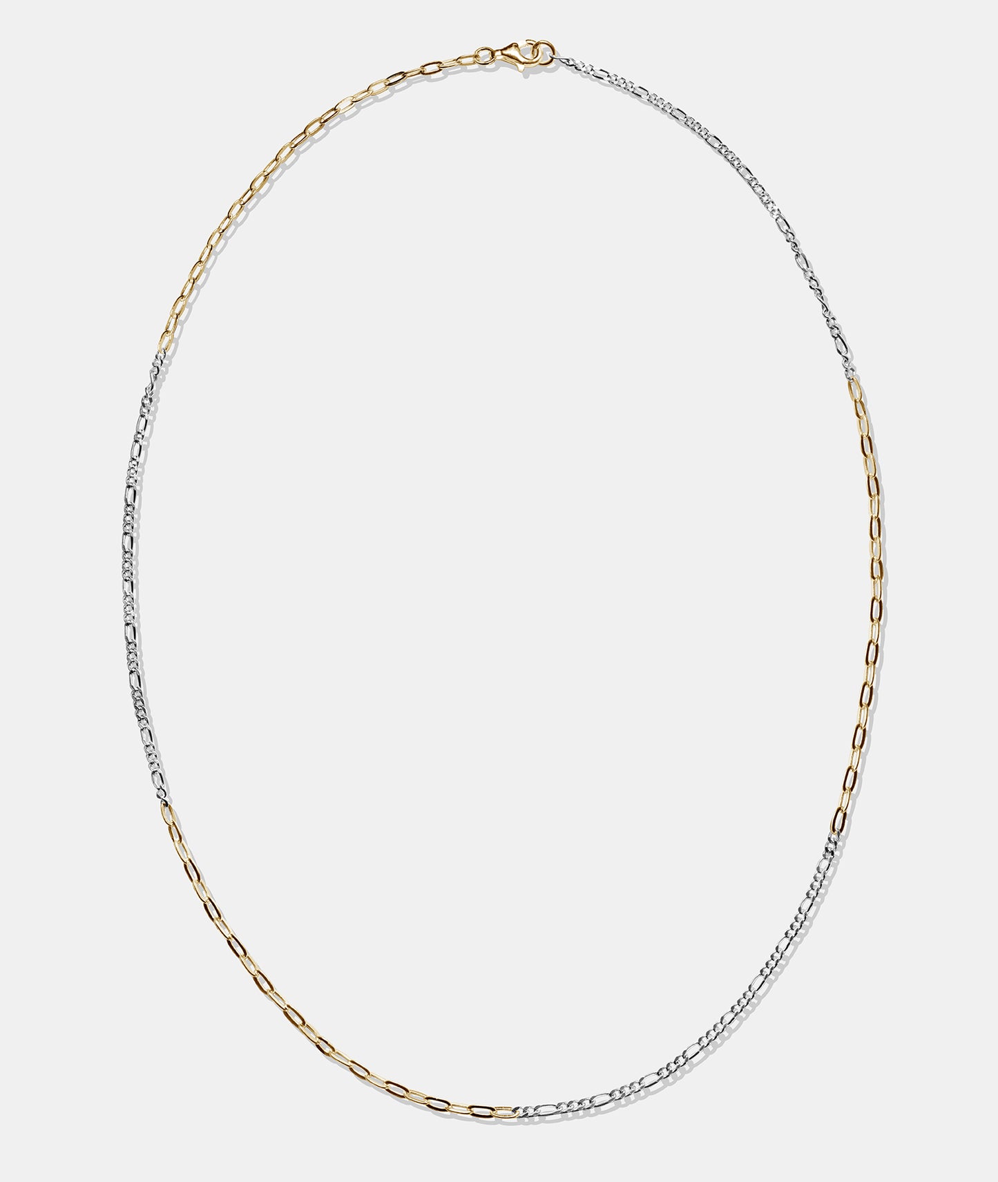 Mixed Chain Six Segment Necklace