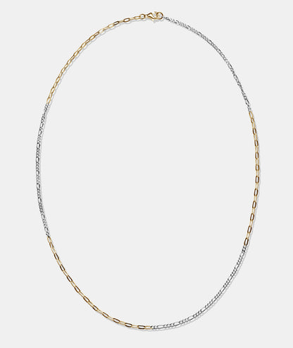 Mixed Chain Six Segment Necklace