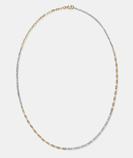 Mixed Chain Six Segment Necklace