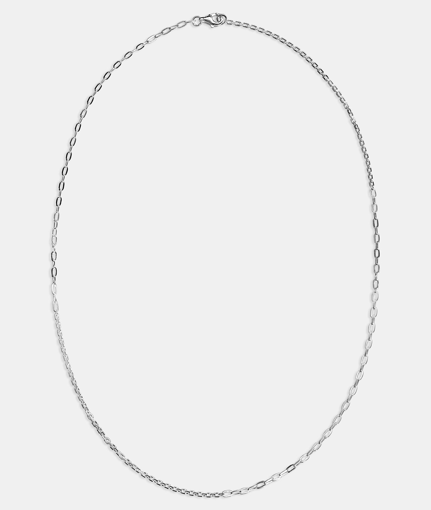 Mixed Chain Four Segment Necklace