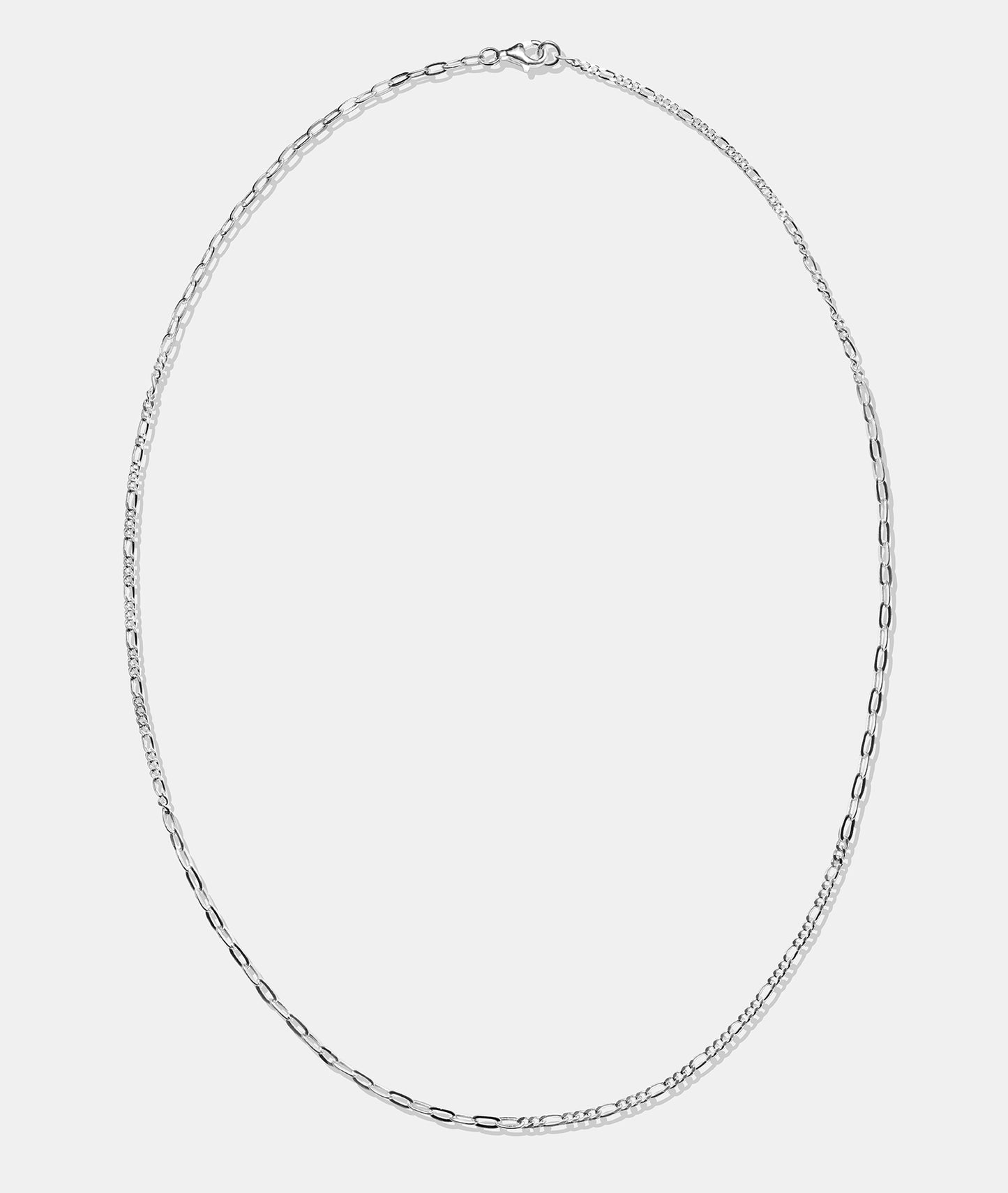 Mixed Chain Six Segment Necklace