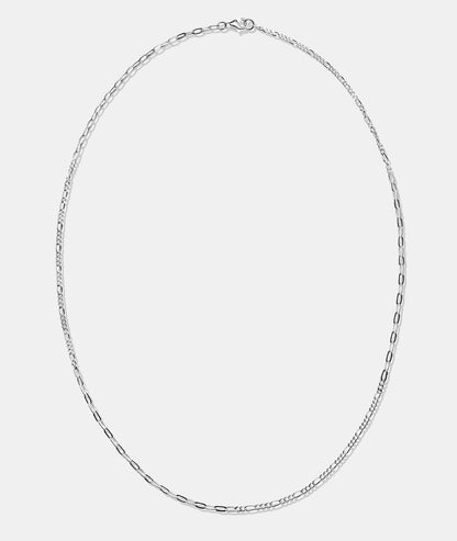 Mixed Chain Six Segment Necklace