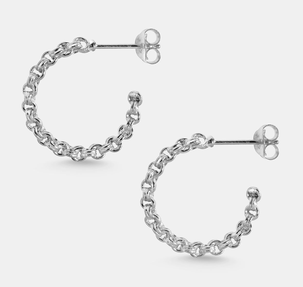 Chain Hoop Earrings
