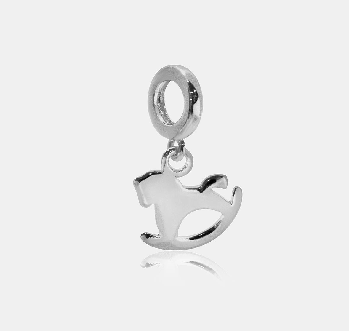 Flat Rocking Horse Charm (Modern)