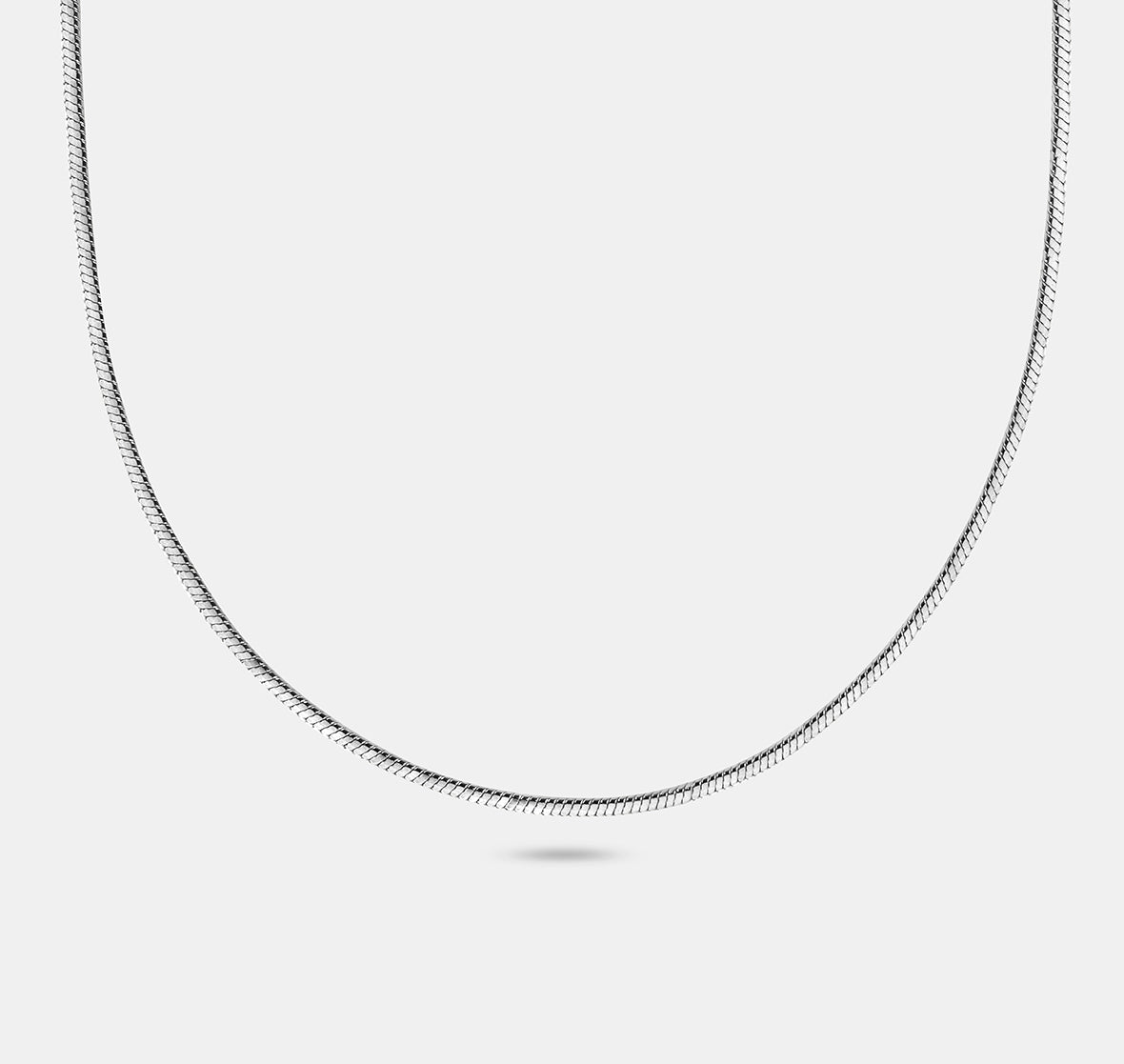 Square Snake Chain Necklace