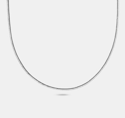 Square Snake Chain Necklace