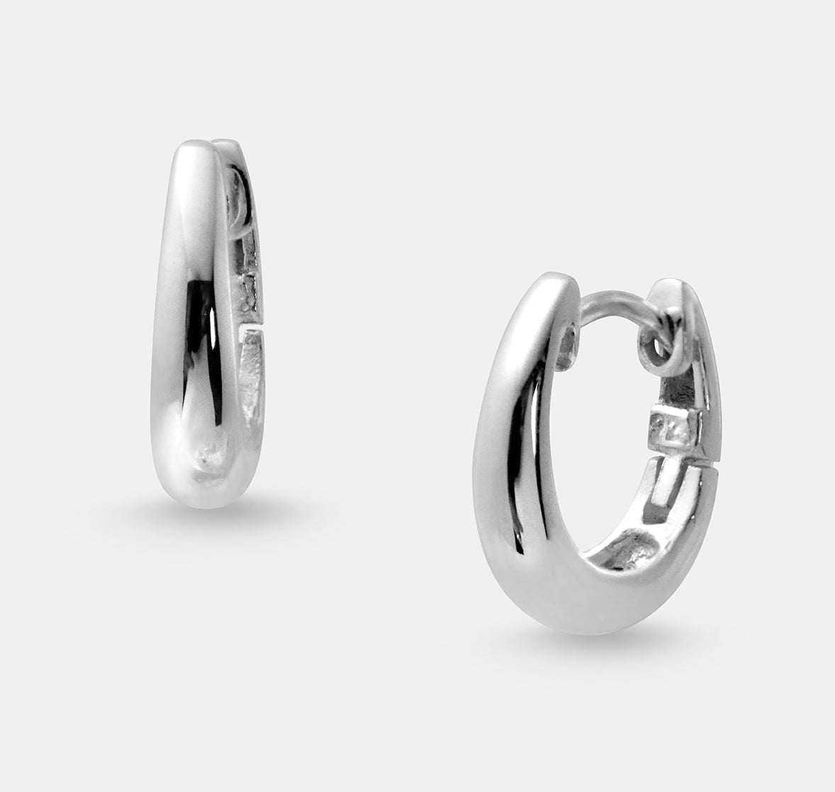 Skinny Luneta Hoop Earrings