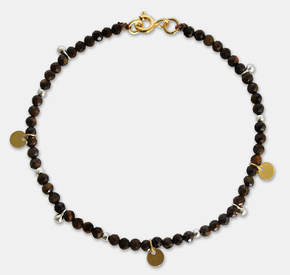 Beaded Bracelet with Drop Beads and Discs