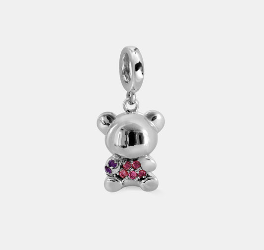 Bear Charm with Chest Detail