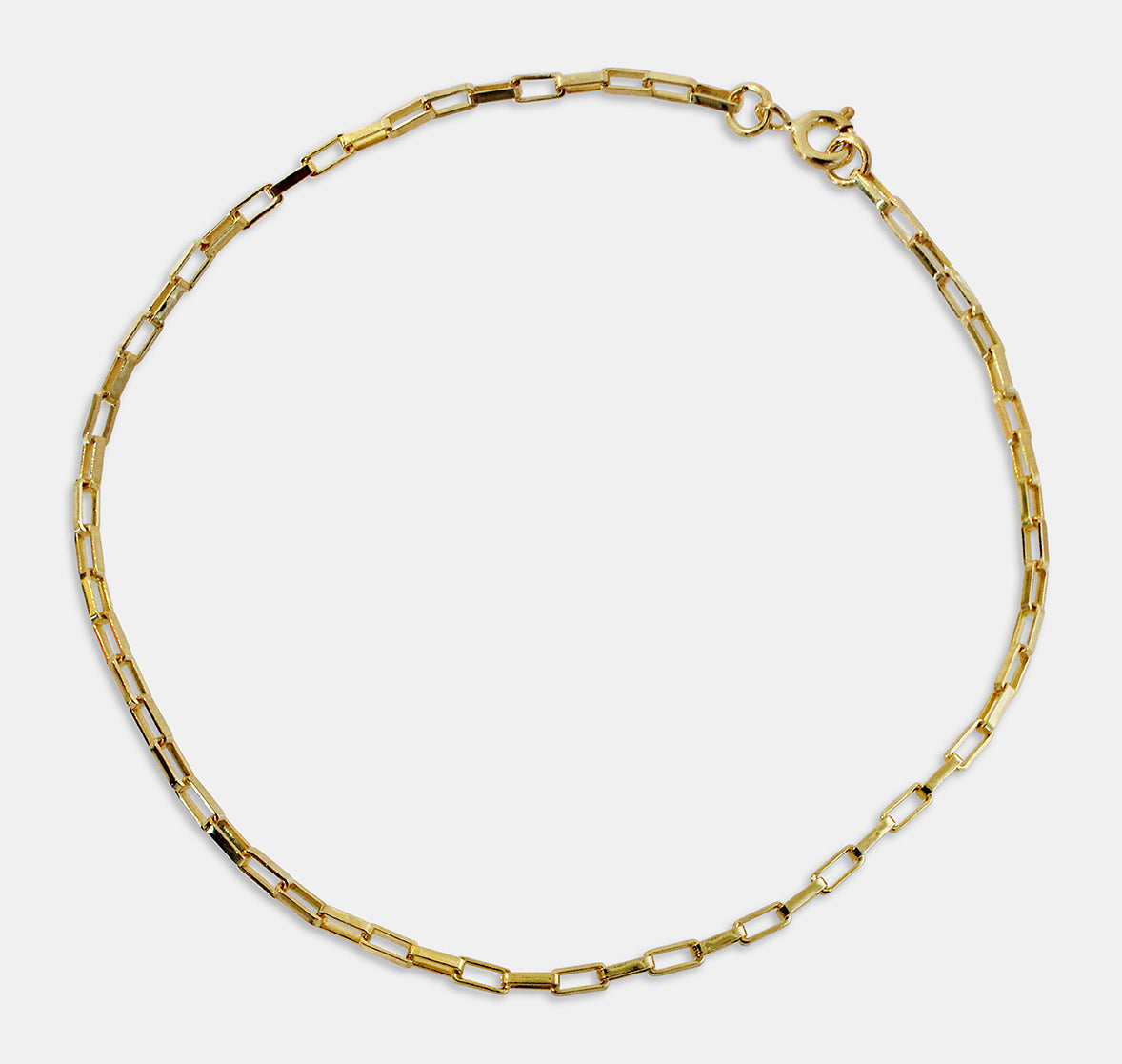 Long Box Ankle Chain