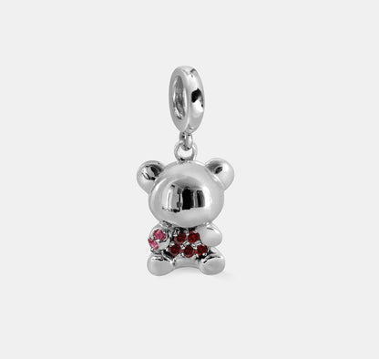 Bear Charm with Chest Detail