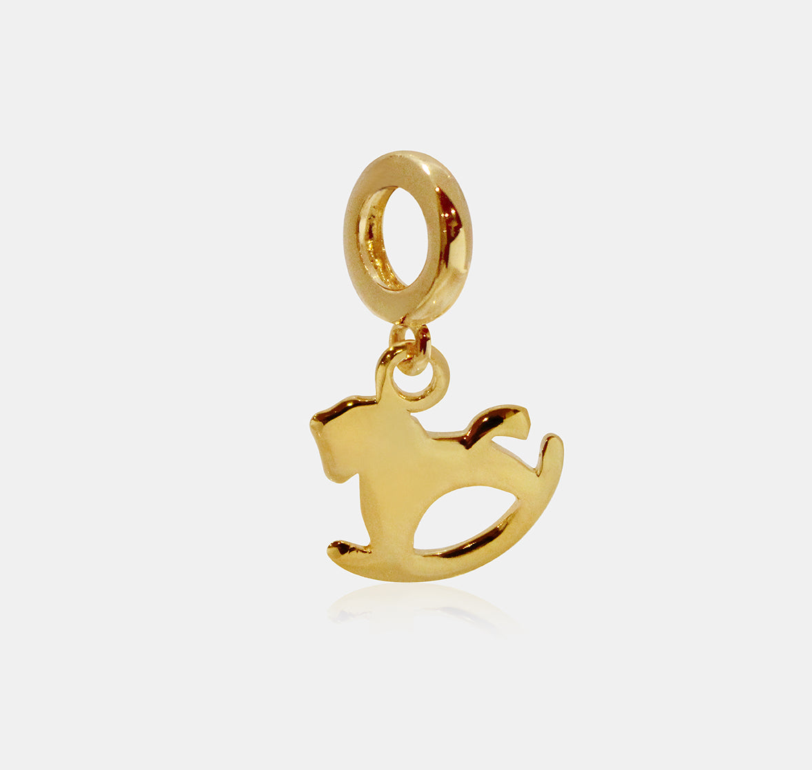 Flat Rocking Horse Charm (Modern)