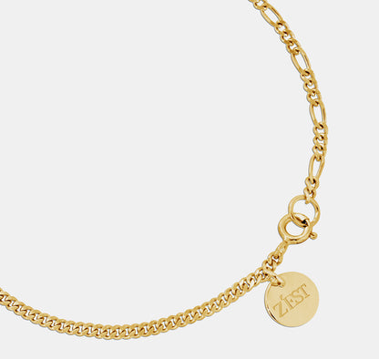Mixed Chain Two Segment Bracelet
