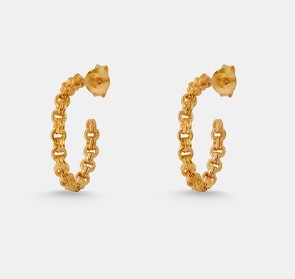 Chain Hoop Earrings