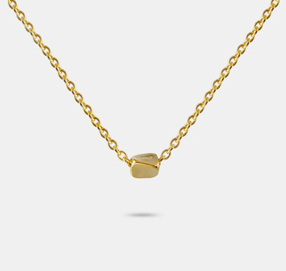 Cable Chain with Twist Bead