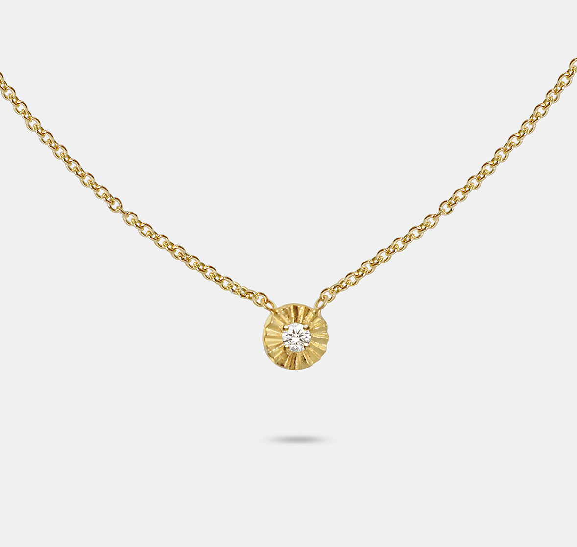 Sunflower Pendant Necklace