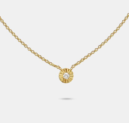 Sunflower Pendant Necklace