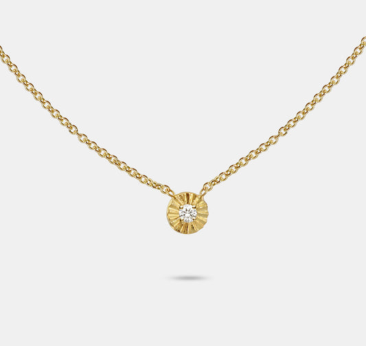Sunflower Pendant Necklace
