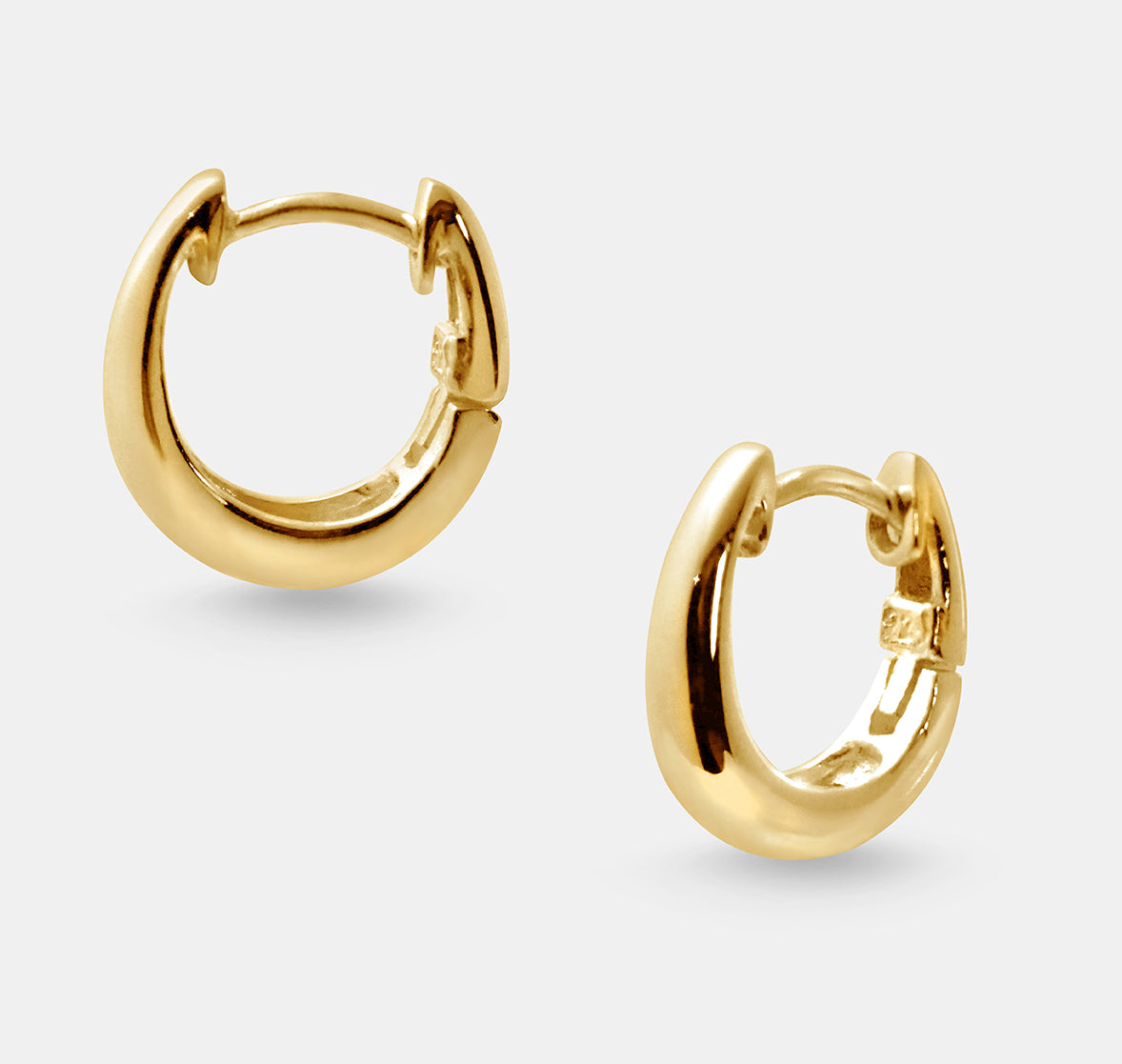 Skinny Luneta Hoop Earrings