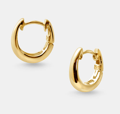 Skinny Luneta Hoop Earrings