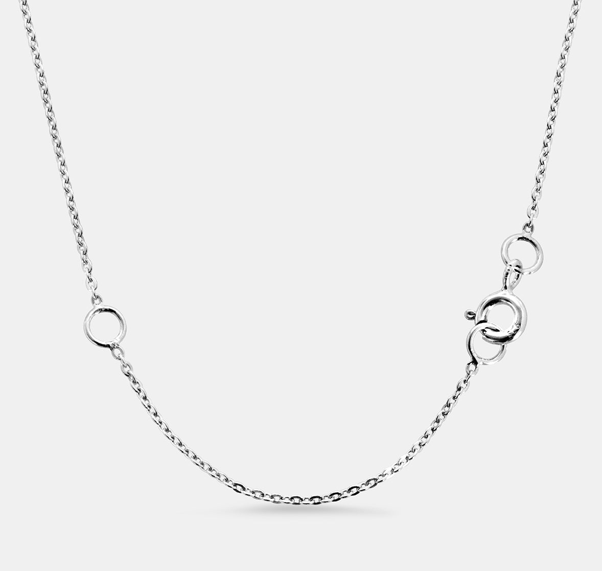 Gem Encrusted Loop Pendant Necklace
