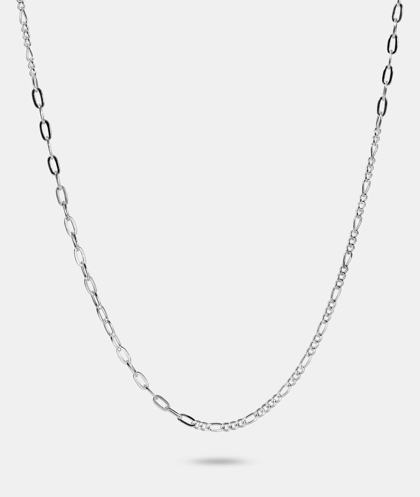 Mixed Chain Six Segment Necklace