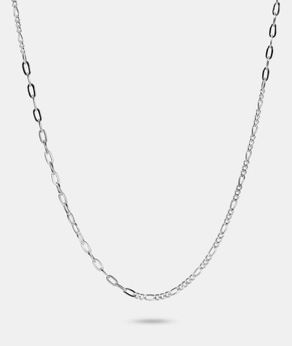 Mixed Chain Six Segment Necklace