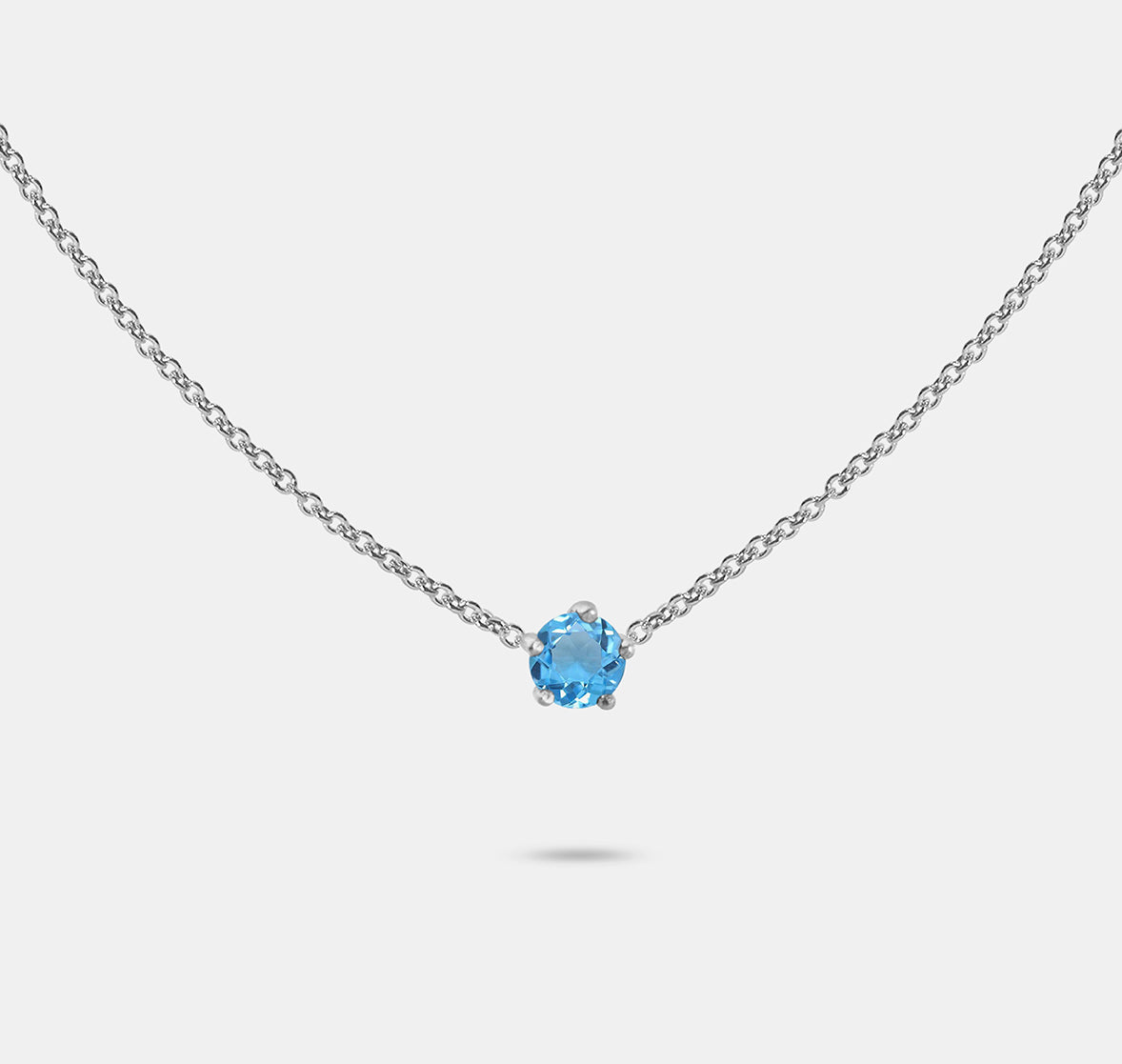 Solitaire Gemstone Pendant