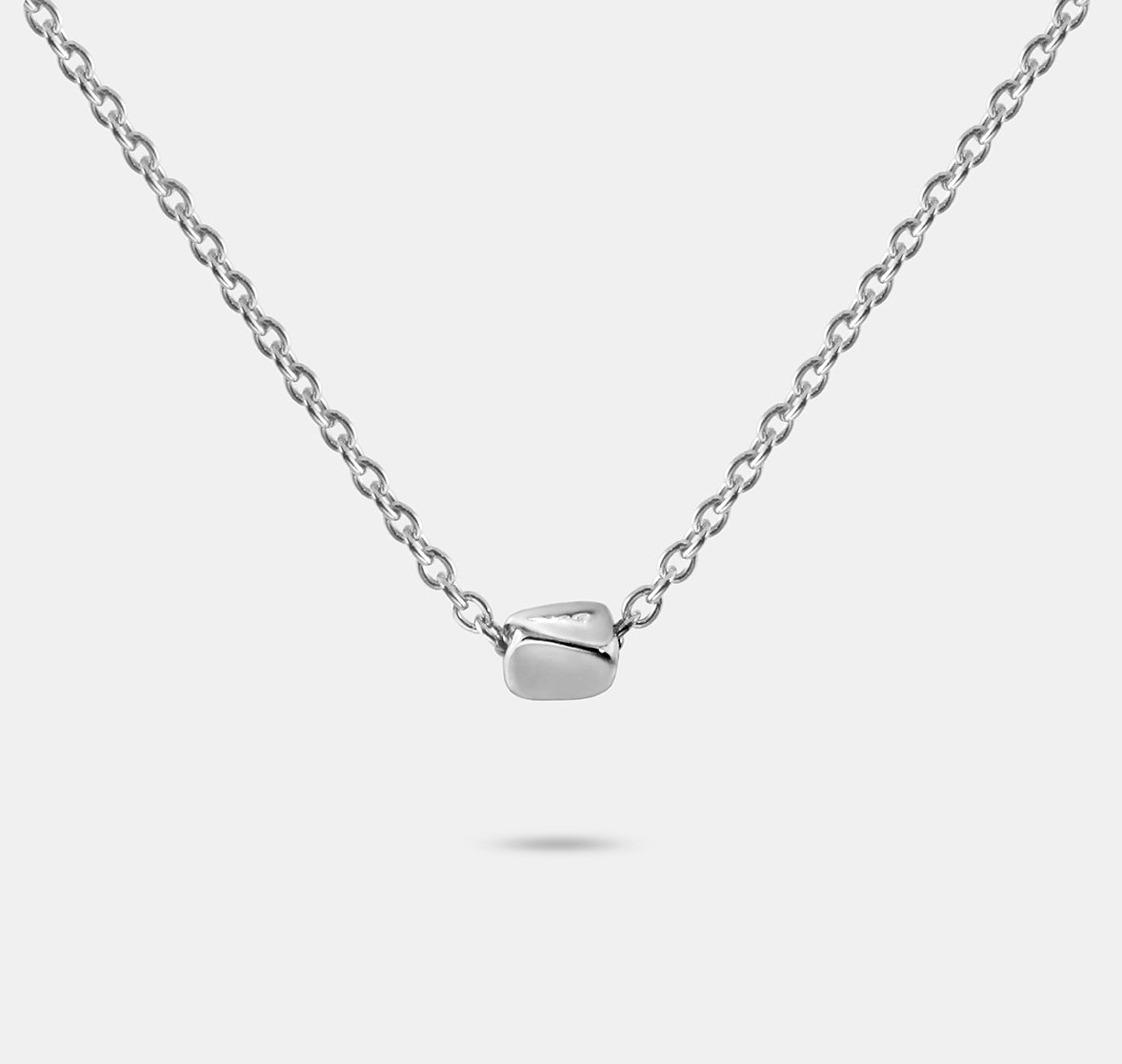 Cable Chain with Twist Bead