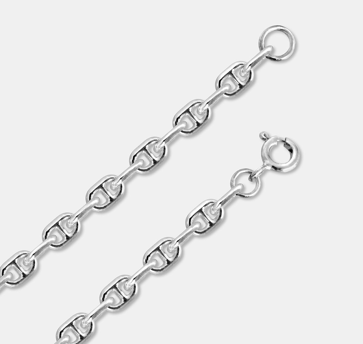 Cable Box Insert Chain Bracelet