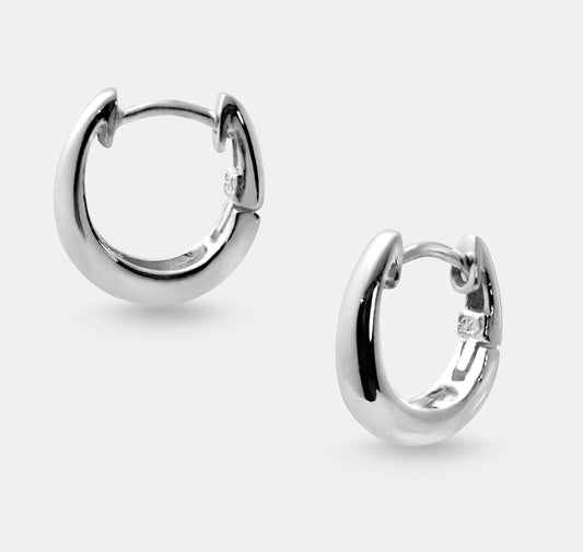 Skinny Luneta Hoop Earrings