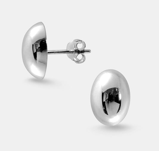 Oval Stud Earrings